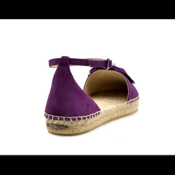 Jimmy Choo Purple Dylan Espadrilles - Picture 3 of 5